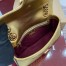 Gucci GG Marmont Small Shoulder Bag in Metallic Gold Leather