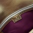 Gucci GG Marmont Small Shoulder Bag in Metallic Gold Leather