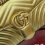 Gucci GG Marmont Small Shoulder Bag in Metallic Gold Leather