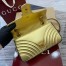 Gucci GG Marmont Small Shoulder Bag in Metallic Gold Leather