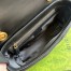Gucci GG Marmont Small Shoulder Bag in Black Velvet with Double G Studs