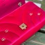 Gucci GG Marmont Small Shoulder Bag in Pink Velvet with Double G Studs