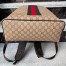 Gucci Backpack in GG Supreme Canvas with Web