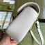 Gucci GG Marmont Mini Shoulder Bag in White Chevron Leather