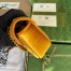Gucci GG Marmont Mini Shoulder Bag in Jaune Velvet with Double G Studs