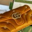 Gucci GG Marmont Mini Shoulder Bag in Jaune Velvet with Double G Studs