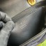Gucci GG Marmont Mini Shoulder Bag in Black Velvet with Double G Studs