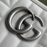 Gucci GG Marmont Small Camera Bag in White Matelasse Leather