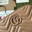 Gucci GG Marmont Small Camera Bag with Rose Beige Hardware