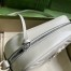 Gucci GG Marmont Small Camera Bag with White Hardware