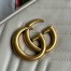 Gucci GG Marmont Small Camera Bag in Light Grey Chevron Calfskin