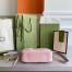 Gucci GG Marmont Small Camera Bag in Pink Chevron Leather