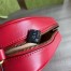 Gucci GG Marmont Small Camera Bag in Red Chevron Leather
