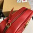 Gucci GG Marmont Small Camera Bag in Red Chevron Leather