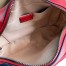 Gucci GG Marmont Small Camera Bag in Red Chevron Leather