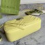 Gucci GG Marmont Small Camera Bag in Pastel Yellow Chevron Leather