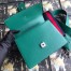 Gucci Dionysus Small Bamboo Top Handle Bag in Green Leather