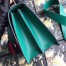Gucci Dionysus Small Bamboo Top Handle Bag in Green Leather