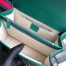 Gucci Dionysus Small Bamboo Top Handle Bag in Green Leather
