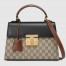 Gucci Padlock Small Top Handle Bag in GG Supreme Canvas