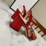 Gucci Marmont Sandals 75mm in Red Leather