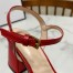 Gucci Marmont Sandals 75mm in Red Leather