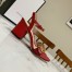Gucci Marmont Sandals 75mm in Red Leather