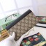 Gucci Padlock Continental Chain Wallet In GG Supreme Canvas