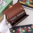 Gucci Padlock Continental Chain Wallet In GG Supreme Canvas
