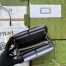 Gucci GG Marmont Zip Around Wallet In Grey Calfskin