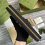 Gucci GG Marmont Zip Around Wallet in GG Supreme with Black Leather