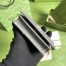Gucci GG Marmont Card Case Wallet In Grey Calfskin