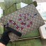 Gucci Portfolio Pouch in Beige GG Supreme with Kingsnake Print