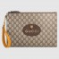 Gucci Neo Vintage Portfolio Pouch in Beige GG Supreme Canvas