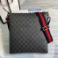 Gucci Night Courrier Messenger Bag in Black GG Supreme Canvas