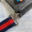 Gucci Night Courrier Messenger Bag in Black GG Supreme Canvas