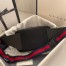 Gucci Bestiary Belt Bag in Black GG Supreme with Tigers