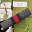 Gucci Portfolio Pouch in Black GG Supreme Canvas with Web