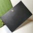 Gucci GG Marmont Portfolio Pouch in Black Leather