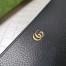Gucci GG Marmont Portfolio Pouch in Black Leather