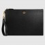 Gucci GG Marmont Portfolio Pouch in Black Leather