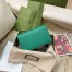 Gucci Dionysus Super Mini Bag in Green Grained Leather