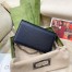 Gucci Dionysus Super Mini Bag in Black Grained Leather