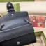 Gucci Dionysus Super Mini Bag in Black Grained Leather