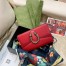 Gucci Dionysus Super Mini Bag in Red Grained Leather