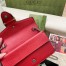 Gucci Dionysus Super Mini Bag in Red Grained Leather