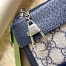 Gucci Dionysus Super Mini Bag in Blue GG Supreme Canvas