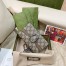 Gucci Dionysus Super Mini Bag in GG Canvas with Taupe Suede