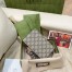 Gucci Dionysus Super Mini Bag in GG Canvas with Taupe Suede
