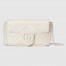Gucci GG Marmont Super Mini Bag in White Matelasse Calfskin